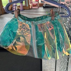 J Valentine Sea Ice Holographic skirt